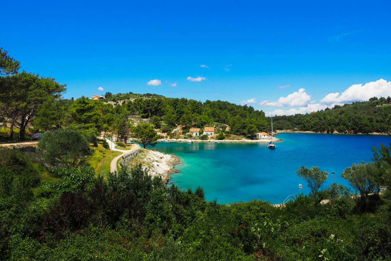 Lošinj is known for its sheltered waters, well-developed marina infrastructure, and mild microclimate.